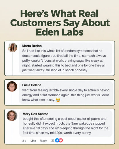 Eden Labs® Castor Oil Compress Kit