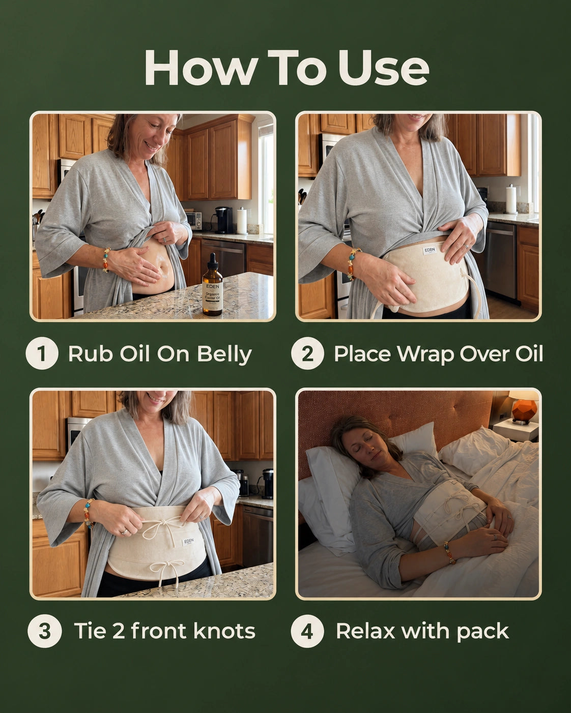 Eden Labs® Castor Oil Compress Kit