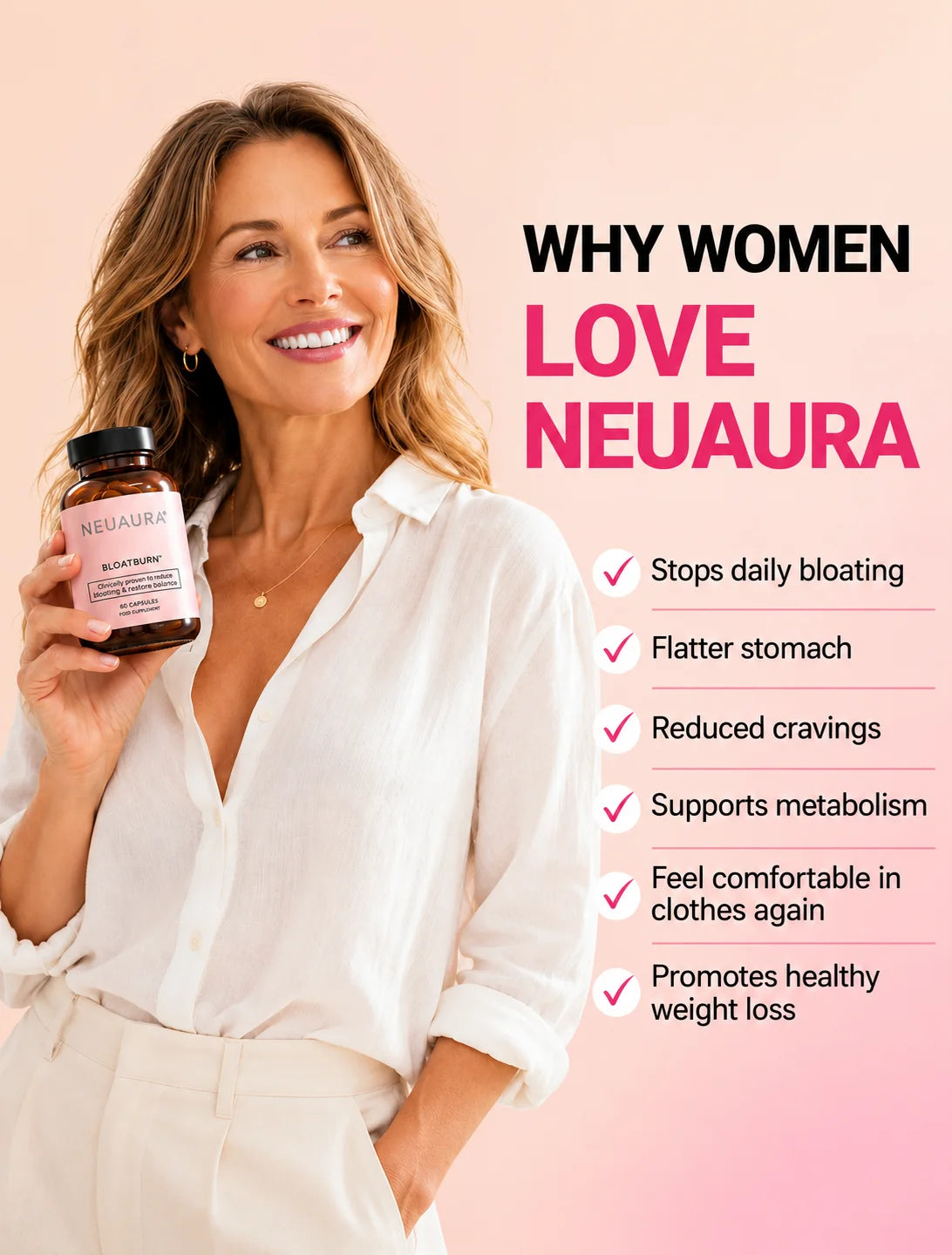 Neuaura BloatBurn™ – Anti-Bloating & Digestive Comfort Complex