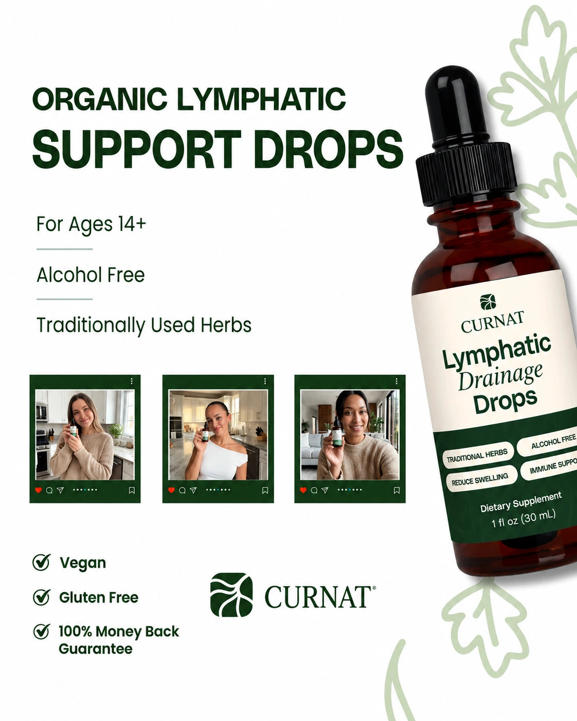 Lymphatic Drainage Drops Curnat