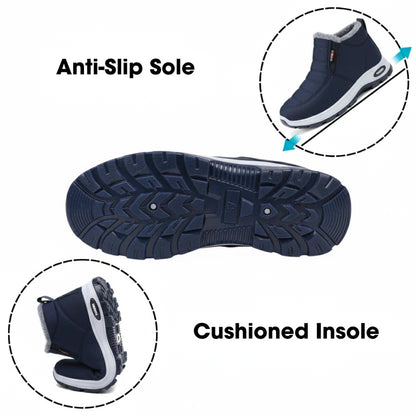 Anti-slip sole and cushioned insole