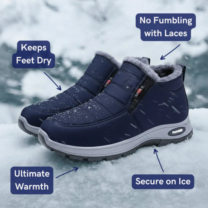 Warm, dry and secure on ice