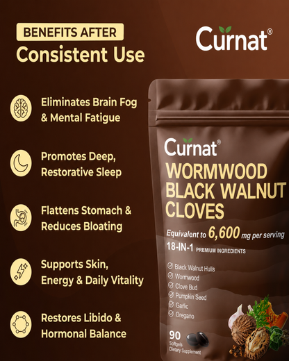 Eliminate hidden parasites and larvae in just 14 days with a powerful blend of wormwood, black walnut and clove.