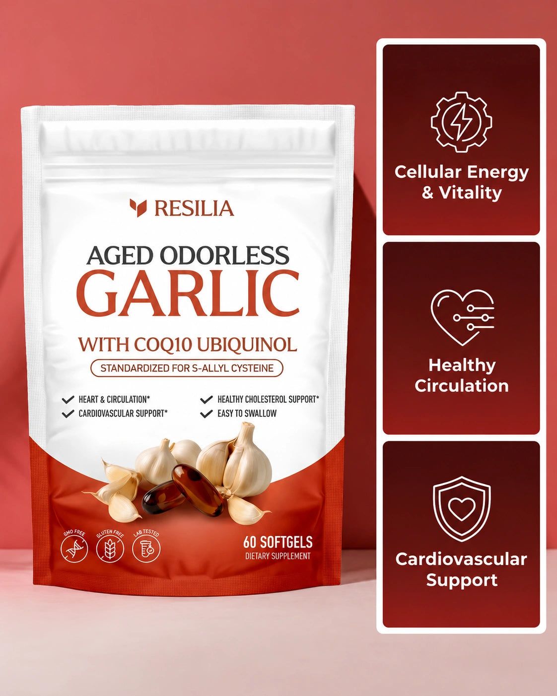 Resilia® Aged Odorless Garlic